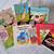 BOOKS CHILD  3 SETS, 25 total Bears, Cats, Dinosaurs ITS SCHOOOL TIME 3 thumbnail