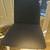 White rectangular table with 6 upholstery chairs in navy 2 thumbnail