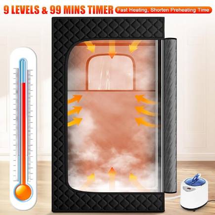 Sauna Box Portable Steam Sauna Portable Sauna for Home Sauna Tent with - $110 (Nixa)62971057565955123