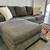 GRAY SECTIONAL COUCH AVAILABLE FOR SALE 1 thumbnail