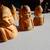 CHESS SET old AFRICAN hand carved wood 9 thumbnail