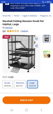 Large size pets cage 1