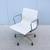 Herman Miller Eames Aluminum Group Management Chair in White Leather 1 thumbnail