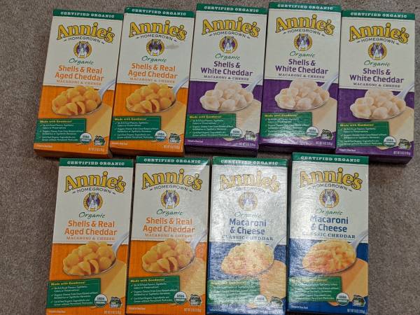 Expired Unopened Mac & Cheese for Pasta Art Projects 1