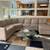 Four Piece Leather Sectional Couch 1 thumbnail