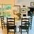 Matching set of 4 early 19th century American ladderback chairs 1 thumbnail