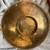 Vtg AUTHENIC 1950s PERSIAN HAND PAINTED ENGRAVED BRASS BOWL 18 thumbnail