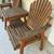Vintage 2 Chairs Joined by Table (Adirondack Cedar?) 71"W Plus ALL... 4 thumbnail