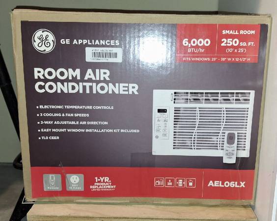 GE 6000 BTU Window A/C unit 1
