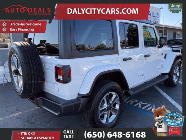 2021 Jeep Wrangler Unlimited Sahara Sport Utility 4D 4 D 4-D - $37,999 (Auto Deals)63654696249219123