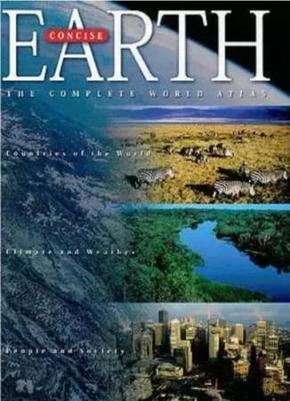 Earth: The World Atlas (Concise) w/ ORIGINAL  DVD NEW 1