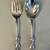 Mid 20th Century Silverplate Serving Set - 9" Fork & Spoon 1 thumbnail