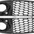2008-2012 Audi A4 B8 RS4 Style Front Bumper Fog Light Honeycomb GRILL 3 thumbnail