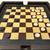 Handsome Wooden Chess Set/Checkers/Back Gammon And Dark Brown Casing 11 thumbnail