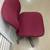 Excellent Haworth Rolling Desk Chair, Cranberry, Ergonomic Mde in USA. 3 thumbnail
