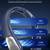 Neck Fan, LED Display USB Rechargeable Portable Fan,360° Cooling Bladeless Pers 4 thumbnail
