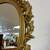 Vintage Bassett Gold Glitter Ornate Oval Mirror 3 thumbnail