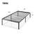 Twin Size Steel Platform Bedframe 2 thumbnail