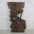 African "Sweet Mother" Hand Made Ghana Wood Tribal Art Wall Decor 19" 10 thumbnail