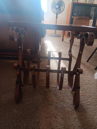 Beautiful Cast Iron Glass top table 1