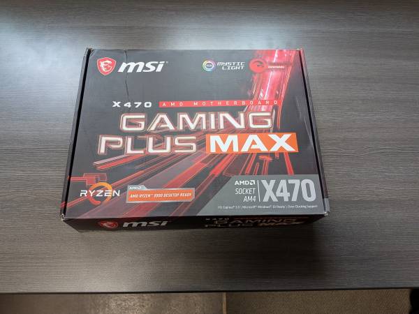 MSI X470 Gaming Plus MAX motherboard 1