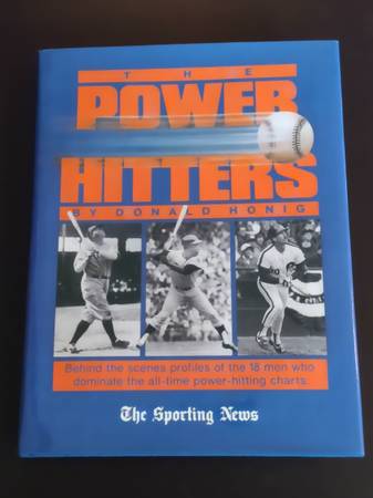 Oversized (Table) Book - The Power Hitters by Donald Honig - Mint 1