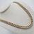 NEW 14k Solid Gold Chain Necklace Iced Diamonds 2 thumbnail