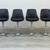 CHROMCRAFT MID-CENTURY MODERN BLACK SWIVEL BAR STOOL ~ SET OF 4 1 thumbnail