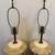 CAPODIMONTE LAMPS (1 PAIR) - PORCELAIN- HANDPAINTED 5 thumbnail