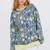 Aritzia TNA Retro Floral Oversized Sweater brand new 1 thumbnail