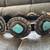Sterling Silver Turquoise Concha belt. Castle Dome Blue Turquoise 8 thumbnail