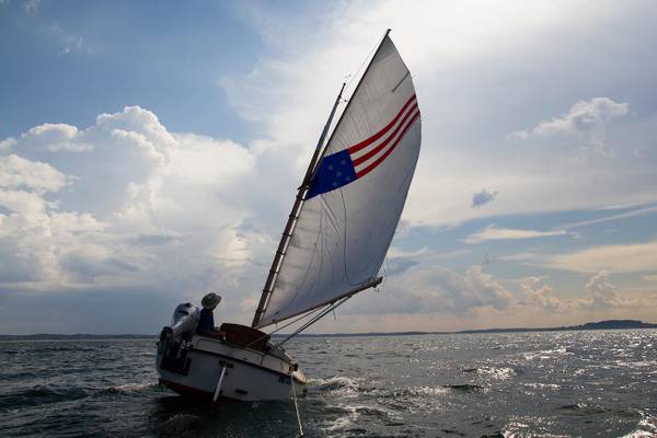 1973 Herreshoff America Catboat 1