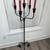 Antique Monumental Large Standing Tall Wrought Iron Candelabra 3 thumbnail