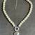 VINTAGE AVON GLORIA PEARLESQUE FAUX PEARL & HEART PENDANT NECLACE 3 thumbnail