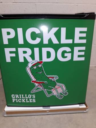 Grillo's Pickles Mini Refrigerator Brand New 1