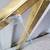Milo Baughman Style Diamond Brass and Glass Etagere 4 thumbnail