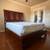 Solid Mahogany Queen Bed Frame with Mattress and Box springs 6 thumbnail