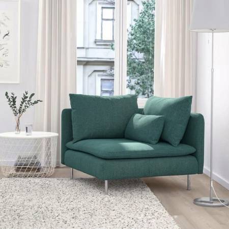SÖDERHAMN sofa corner section/Fridtuna green 1