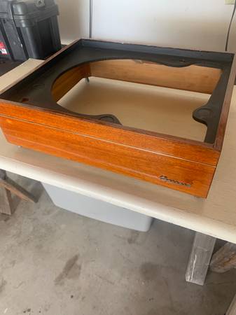 Garrard turntable plinth base 1