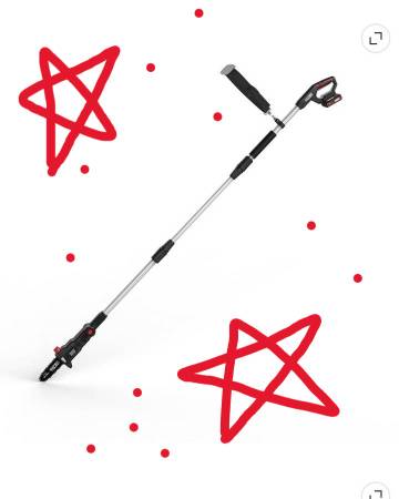 Hyper Tough 8 inch Cordless Pole Saw 1