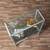 Vintage Post Modern Aluminum & Glass Bookcase Shelf Unit, c.1980’s 4 thumbnail