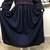 Blue Plaid Wool Civil War/Renaissance Dress (Skirt & Top) - Size M-L 9 thumbnail