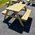 Outdoor furniture/ picnic table 4 thumbnail
