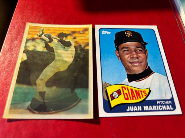Juan Marichal 2 Baseball  Cards Giants Hall Of Fame Sportsflics/Topps 1