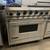VIKING 36”WIDE DUAL FUEL RANGE STOVE 1 thumbnail