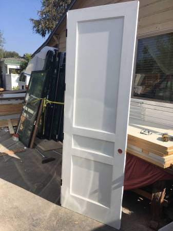 2’6” Three panel prefit  8’ shaker doors 1