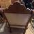 Crazy carved antique wood throne style arm chair 2 thumbnail