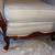 Antique hand carved sofa and matching chair. 10 thumbnail