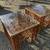 2 Brown Wicker Side Tables 4 thumbnail