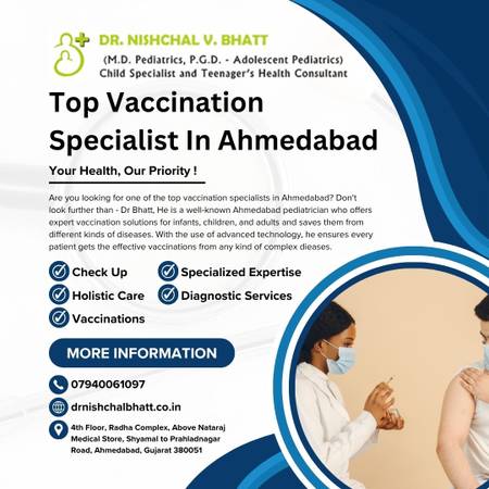 Top Vaccination Specialist In Ahmedabad 1